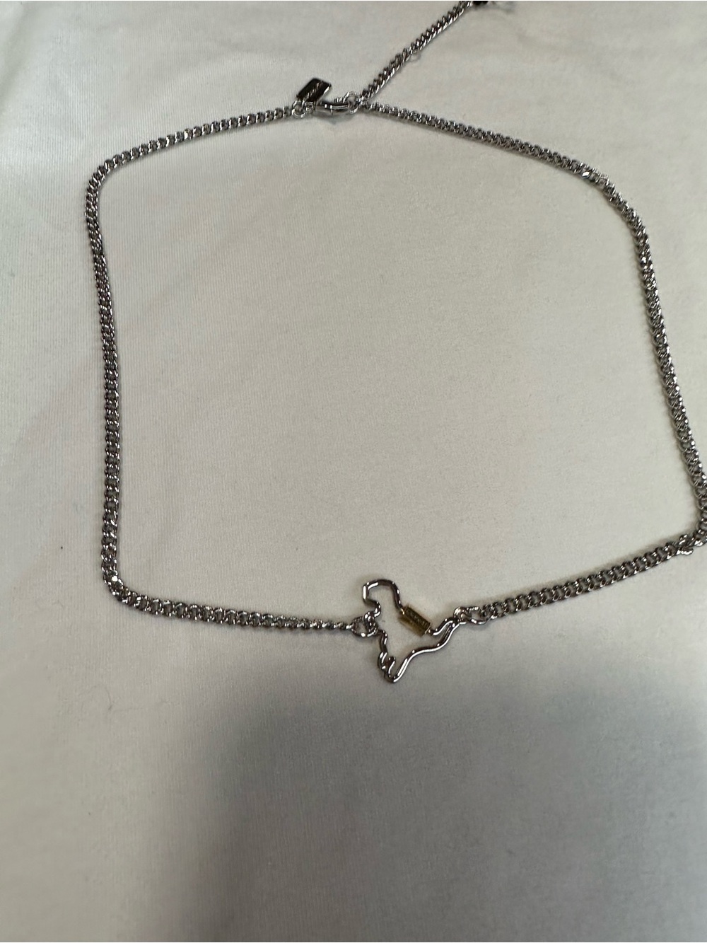 COACH
Two-Tone Signature Carabiner Rexy Pendant Necklace. New with tag . - Picture 4 of 8